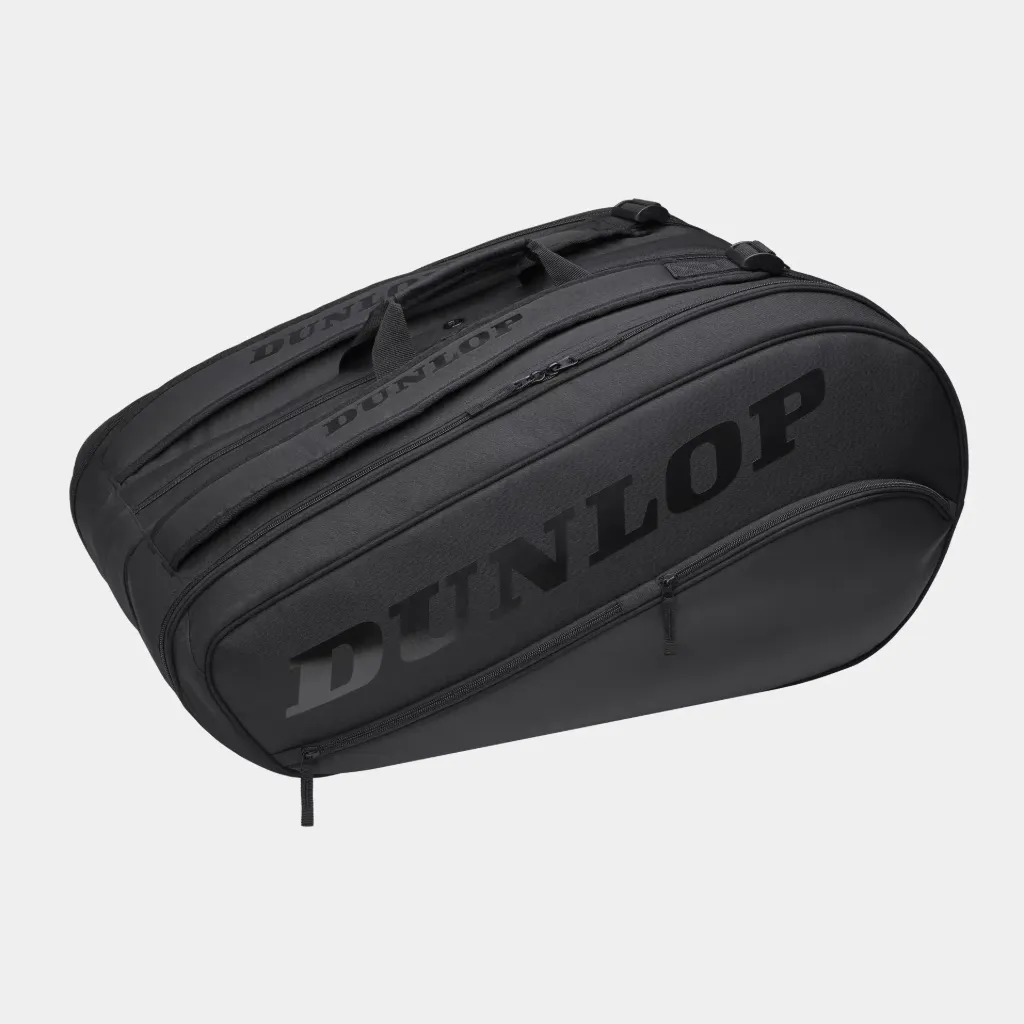 Dunlop Team 12 Rackets - Noir - Sac de Squash